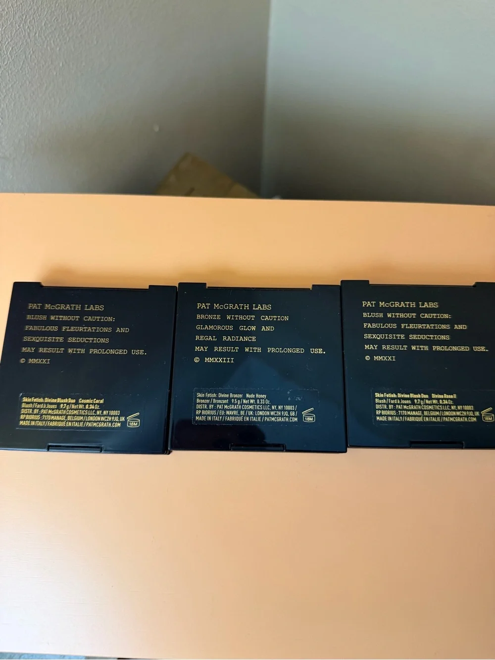 Pat McGrath Powder Trio for cheeks